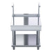 Waldorf 800 Series 900mm Bench Top With Salamander Support Low Back Version - Leg Stand - BTL8900S-LS