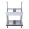 Waldorf 800 Series 900mm Bench Top With Salamander Support Low Back Version - Leg Stand - BTL8900S-LS