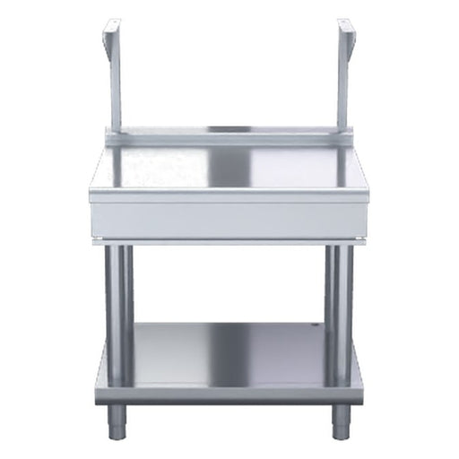 Waldorf 800 Series 900mm Bench Top With Salamander Support Low Back Version - Leg Stand - BTL8900S-LS