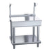 Waldorf 800 Series 900mm Bench Top With Salamander Support Low Back Version - Leg Stand - BTL8900S-LS