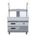 Waldorf 800 Series 900mm Bench Top With Salamander Support Low Back Version - Refrigerated Base - BTL8900S-RB