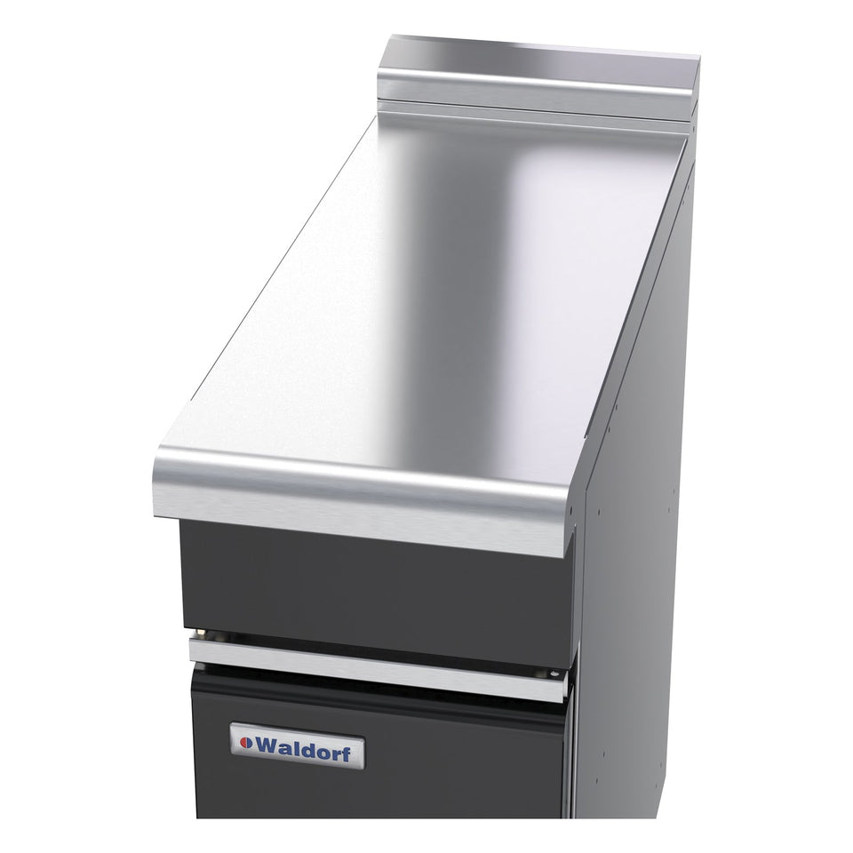 Waldorf Bold 300mm Bench Top Low Back Version - Cabinet Base With Fixed Front Panel - BTLB8300-CD