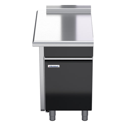 Waldorf Bold 550mm Bench Top Low Back Version - Cabinet Base With Fixed Front Panel - BTLB8550-CD-LH