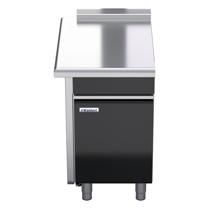 Waldorf Bold 550mm Bench Top Low Back Version - Cabinet Base With Fixed Front Panel - BTLB8550-CD-LH