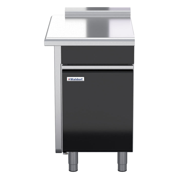 Waldorf Bold 550mm Bench Top Low Back Version - Cabinet Base With Fixed Front Panel - BTLB8550-CD-LH