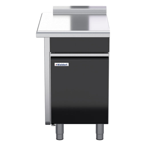 Waldorf Bold 550mm Bench Top Low Back Version - Cabinet Base With Fixed Front Panel - BTLB8550-CD-LH