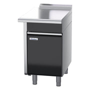 Waldorf Bold 550mm Bench Top Low Back Version - Cabinet Base With Fixed Front Panel - BTLB8550-CD-LH
