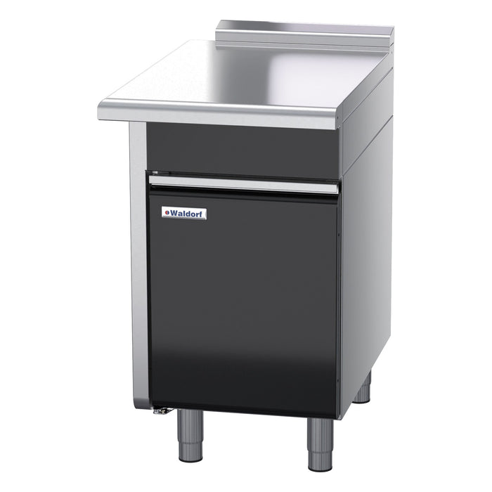Waldorf Bold 550mm Bench Top Low Back Version - Cabinet Base With Fixed Front Panel - BTLB8550-CD-LH