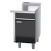 Waldorf Bold 550mm Bench Top Low Back Version - Cabinet Base With Fixed Front Panel - BTLB8550-CD-LH