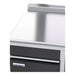 Waldorf Bold 550mm Bench Top Low Back Version - Cabinet Base With Fixed Front Panel - BTLB8550-CD-RH