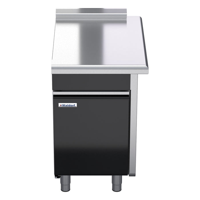 Waldorf Bold 550mm Bench Top Low Back Version - Cabinet Base With Fixed Front Panel - BTLB8550-CD-RH