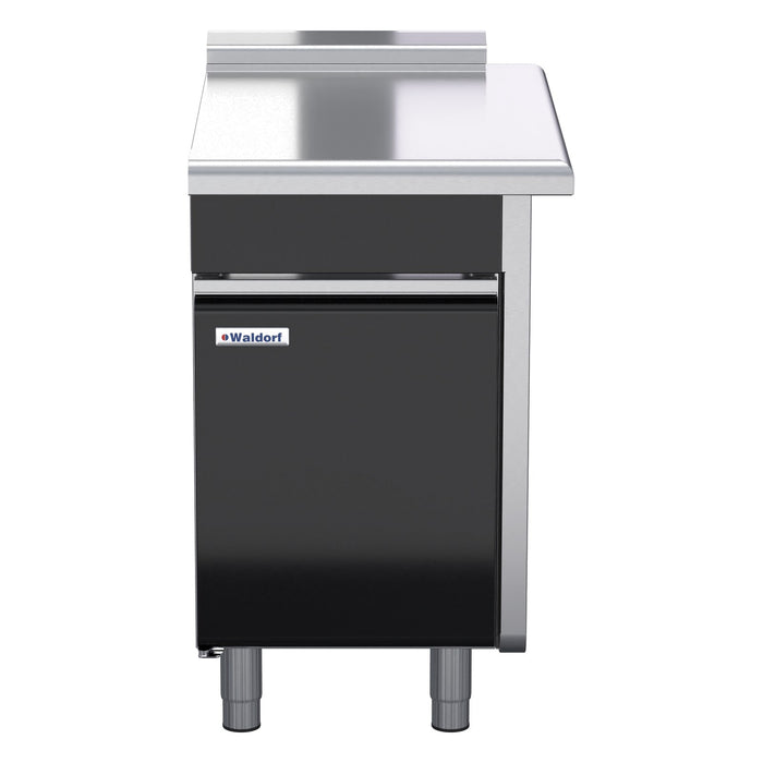 Waldorf Bold 550mm Bench Top Low Back Version - Cabinet Base With Fixed Front Panel - BTLB8550-CD-RH
