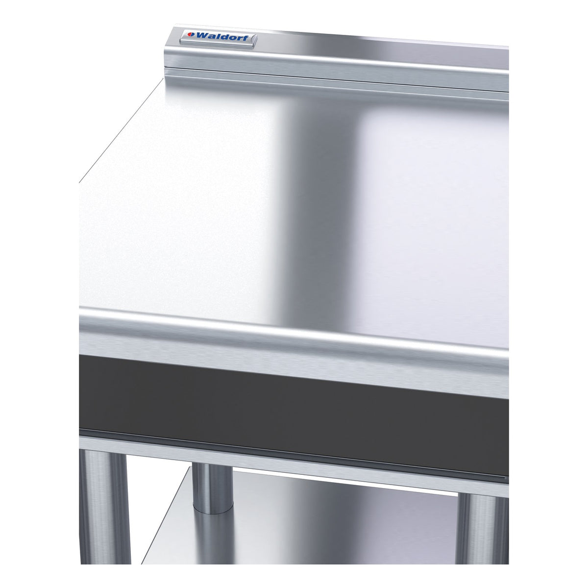 Waldorf Bold 600mm Bench Top Low Back Version - Leg Stand - BTLB8600-LS
