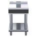 Waldorf Bold 600mm Bench Top Low Back Version - Leg Stand - BTLB8600-LS