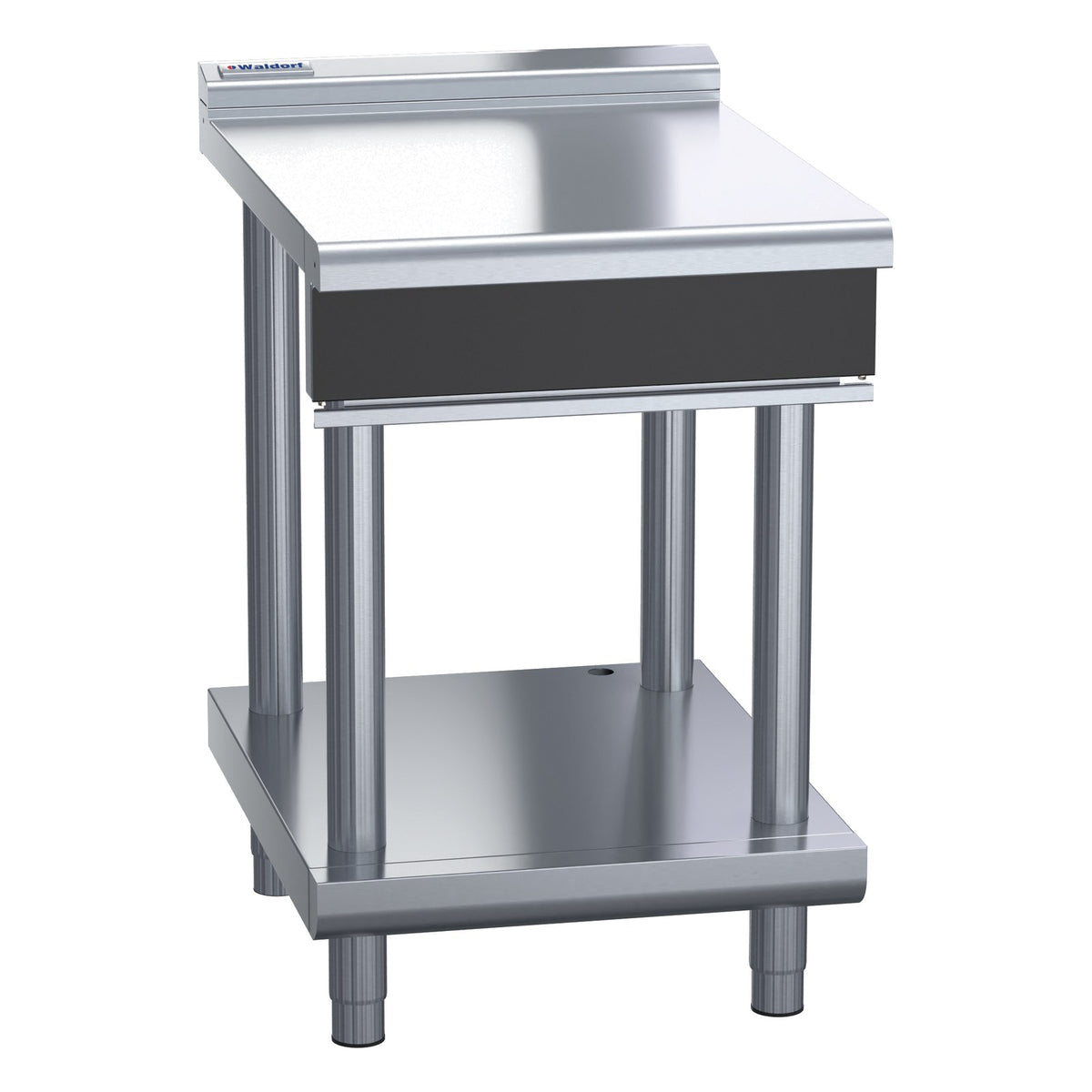 Waldorf Bold 600mm Bench Top Low Back Version - Leg Stand - BTLB8600-LS