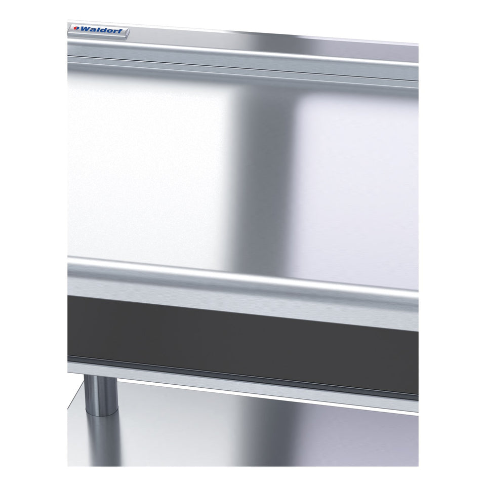 Waldorf Bold 900mm Bench Top Low Back Version - Leg Stand - BTLB8900-LS