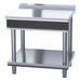 Waldorf Bold 900mm Bench Top Low Back Version - Leg Stand - BTLB8900-LS