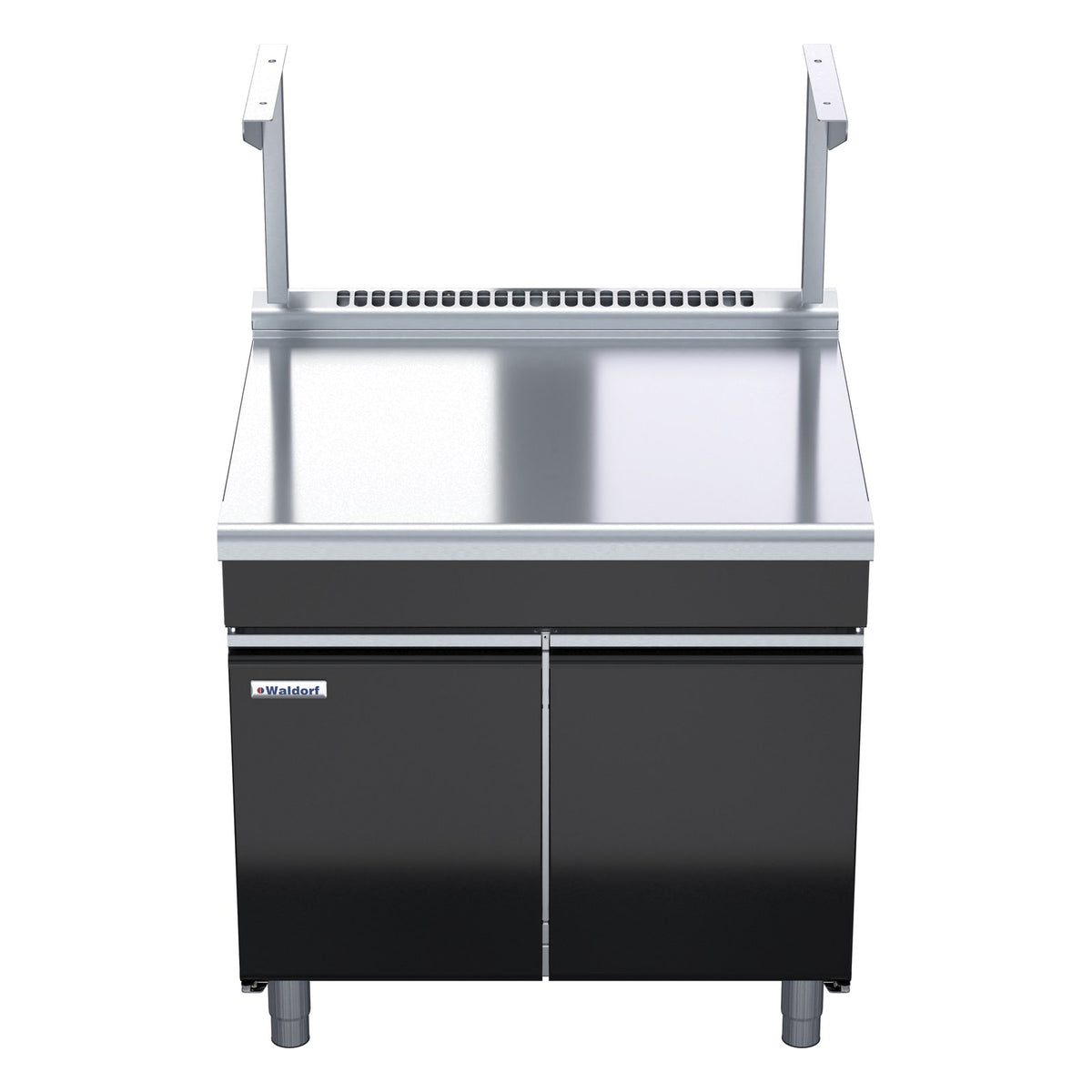 Waldorf Bold 900mm Bench Top With Salamander Support Low Back Version - Cabinet Base - BTLB8900S-CD