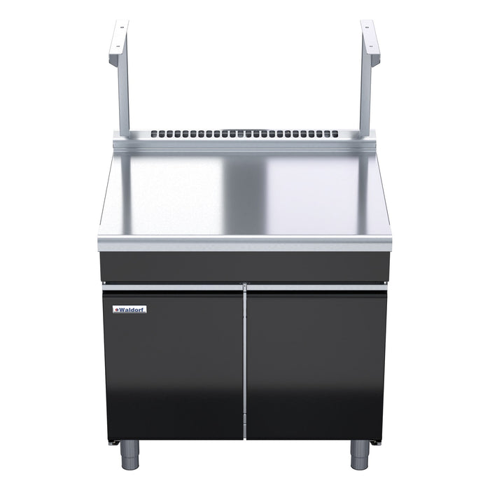 Waldorf Bold 900mm Bench Top With Salamander Support Low Back Version - Cabinet Base - BTLB8900S-CD
