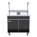 Waldorf Bold 900mm Bench Top With Salamander Support Low Back Version - Cabinet Base - BTLB8900S-CD