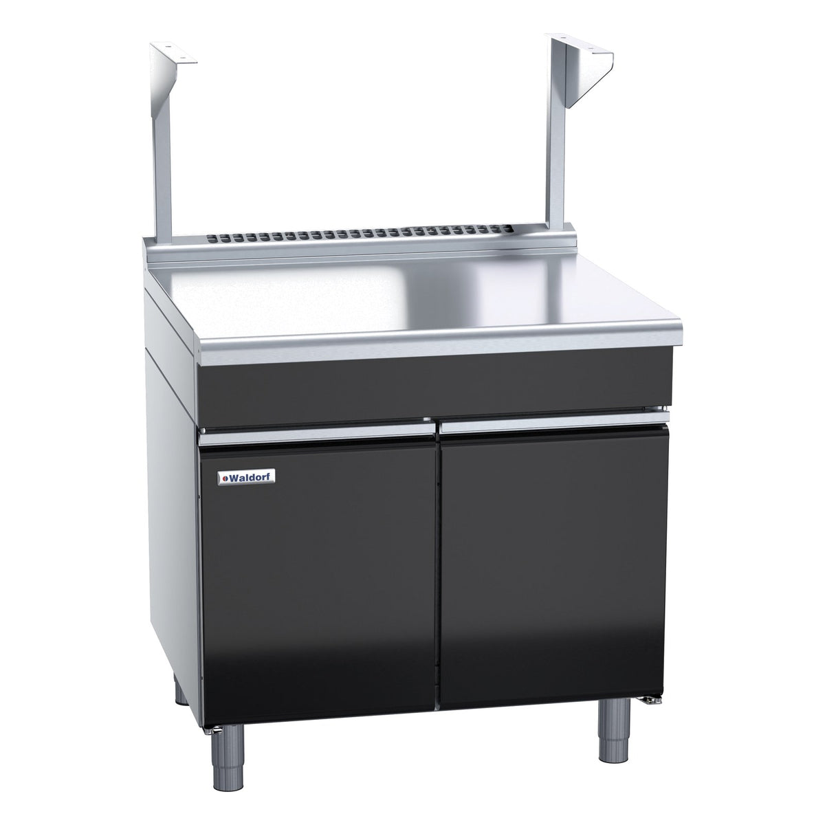 Waldorf Bold 900mm Bench Top With Salamander Support Low Back Version - Cabinet Base - BTLB8900S-CD