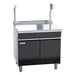 Waldorf Bold 900mm Bench Top With Salamander Support Low Back Version - Cabinet Base - BTLB8900S-CD