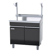 Waldorf Bold 900mm Bench Top With Salamander Support Low Back Version - Cabinet Base - BTLB8900S-CD
