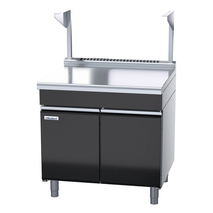 Waldorf Bold 900mm Bench Top With Salamander Support Low Back Version - Cabinet Base - BTLB8900S-CD