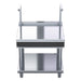 Waldorf Bold 900mm Bench Top With Salamander Support Low Back Version - Leg Stand - BTLB8900S-LS