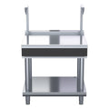Waldorf Bold 900mm Bench Top With Salamander Support Low Back Version - Leg Stand - BTLB8900S-LS