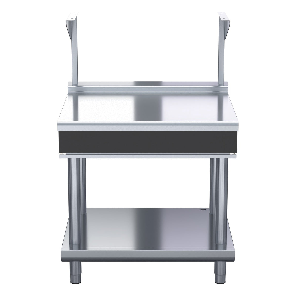 Waldorf Bold 900mm Bench Top With Salamander Support Low Back Version - Leg Stand - BTLB8900S-LS