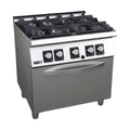Fagor Kore 700 4 Burner Gas Range with Gas Oven - C-G741H