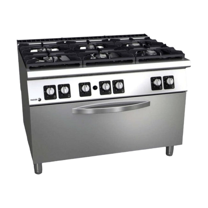 Fagor Kore 900 Series Gas 6 Burner with Gas Oven - C-G961OPH