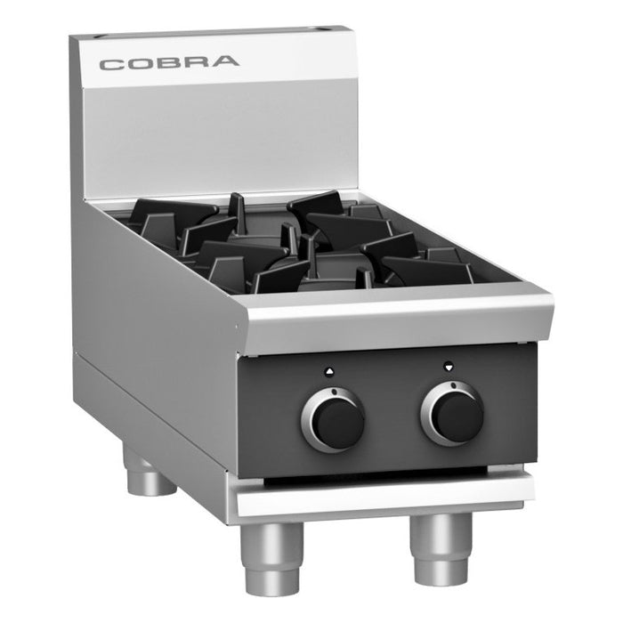 Cobra 305mm Two Burner Gas Cooktop - Bench Model - C3D-B