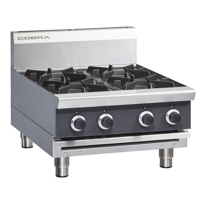Cobra 600mm Four Burner Gas Cooktop - Bench Model - C6D-B
