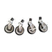Modular Systems Castor Set for Economic Stainless Steel Benches - CASTOR-D61