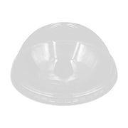 PakMax 78mm PET Cold Paper Cups Dome Lids - CCDL-78C-PET-LID