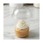PakMax 90mm PET Dome Lids - CCDL-90C-PET-LID