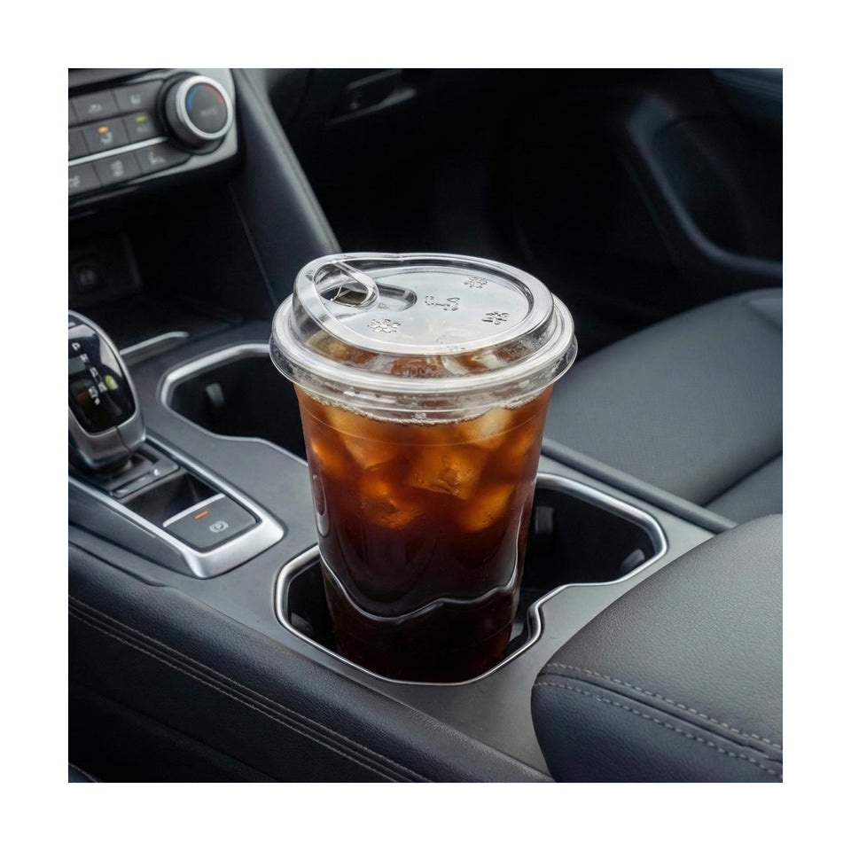 PakMax 90mm Cold Cup Sip Through Lid - CCSTL-90C-PET-LID