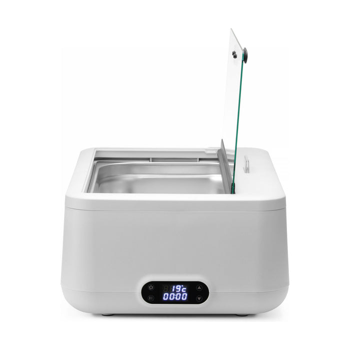 Hendi Chafing Dish White - CDU0002 side view with the lid open