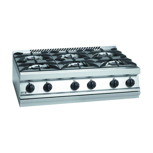 Fagor 700 Series Natural Gas 6 Burner SS Boiling Top - CG7-60H