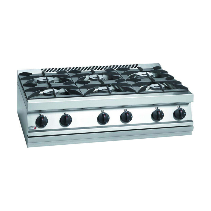 Fagor 700 Series Natural Gas 6 Burner SS Boiling Top - CG7-60H