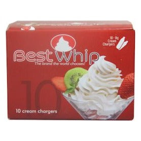 BestWhip Cream Charger Bulbs Pkt 10 / 40 Ctn - CGB1001