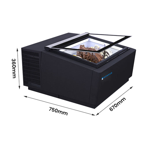 Bonvue Bench Top Gelato / Ice cream Display Showcase - CGD-03B