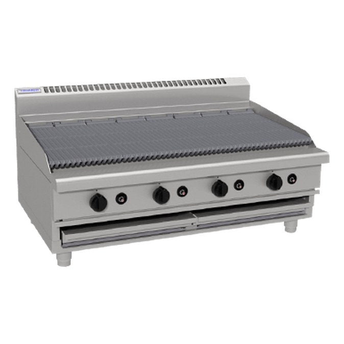 Waldorf 800 Series 1200mm Gas Chargrill Low Back Version - Bench Model - CHL8120G-B