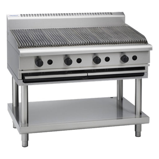 Waldorf 800 Series 1200mm Gas Chargrill - Leg Stand - CH8120G-LS