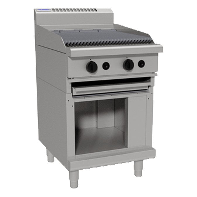 Waldorf 800 Series 600mm Gas Chargrill Low Back Version - Cabinet Base - CHL8600G-CB