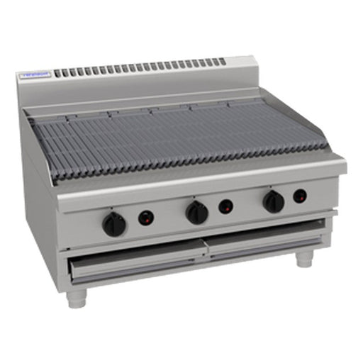 Waldorf 800 Series 900mm Gas Chargrill Low Back Version - Bench Model - CHL8900G-B