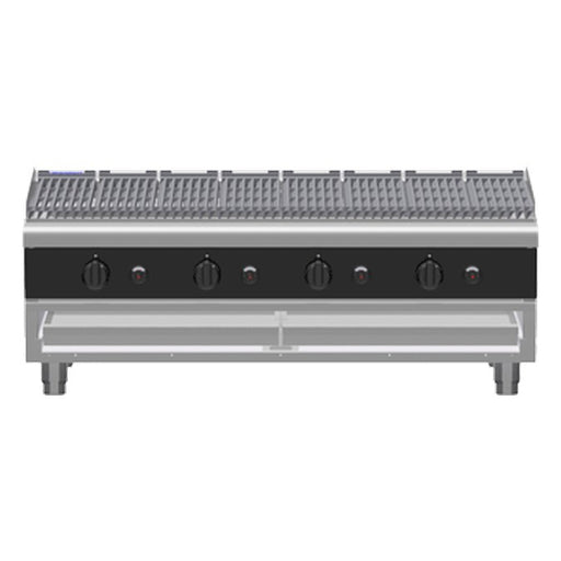 Waldorf Bold 1200mm Gas Chargrill Low Back Version - Bench Model - CHLB8120G-B