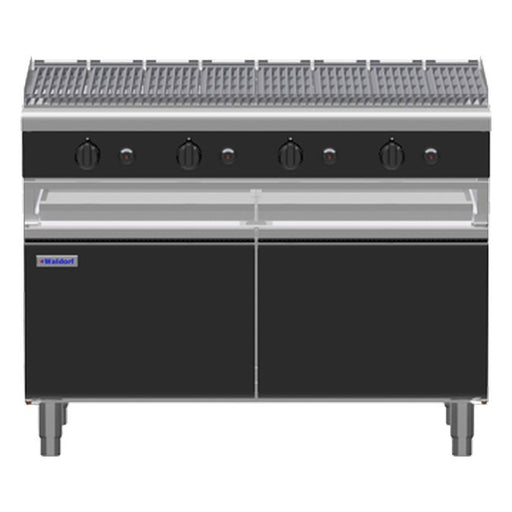 Waldorf Bold 1200mm Gas Chargrill Low Back Version - Cabinet Base - CHLB8120G-CD